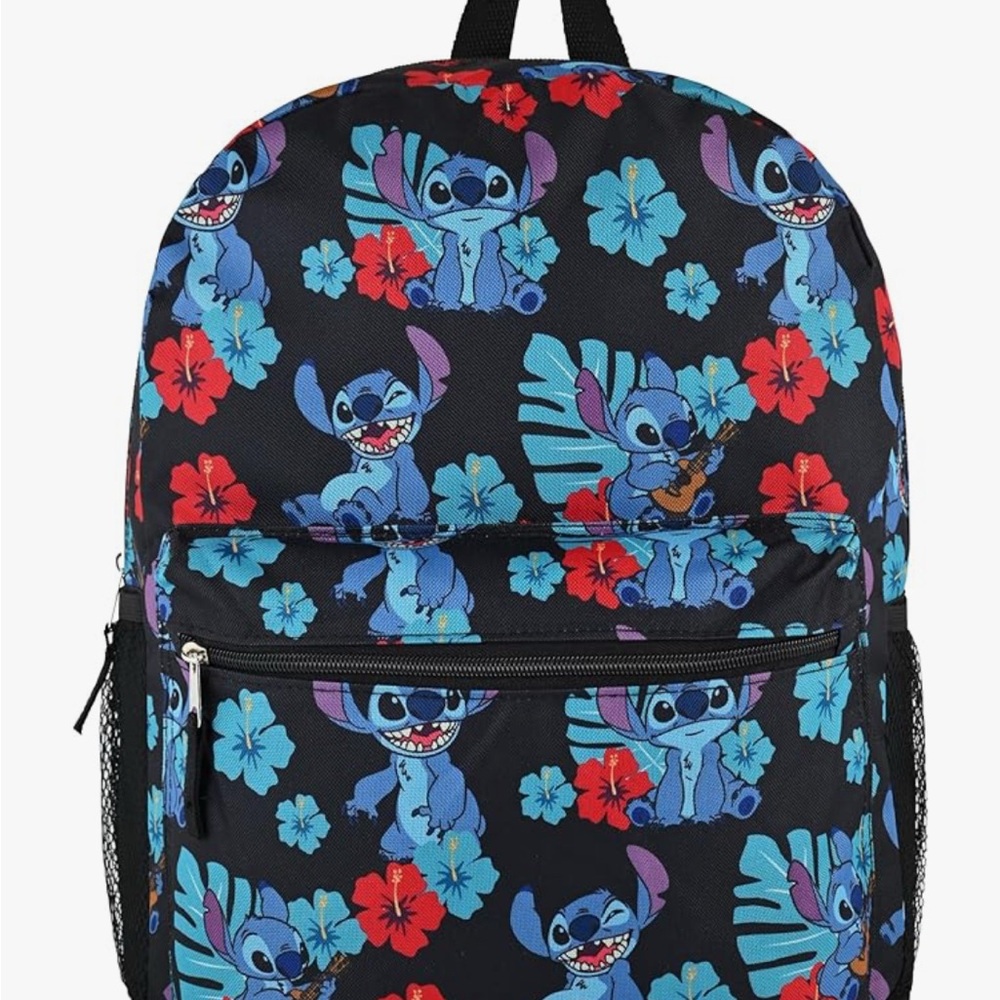 Stitch Floral Backpack
